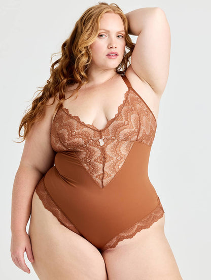 Half Laced Bodysuit